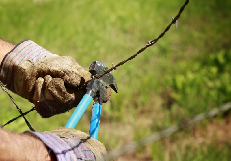 Electric Fence Repair in Action